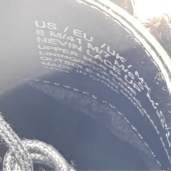 Kenneth Cole Mens Nevin Black Faux Leather Lace Up Dress Shoes Oxfords Size 8 M - Picture 12 of 12